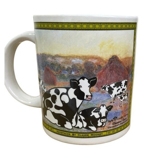 VTG 2002 Collectible Classical Cows Art Monet Quirky Humor Sherwood Brands - Picture 6 of 13